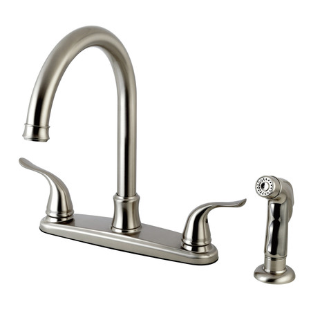 YOSEMITE FB7798YLSP 8-Inch Centerset Kitchen Faucet with Sprayer FB7798YLSP